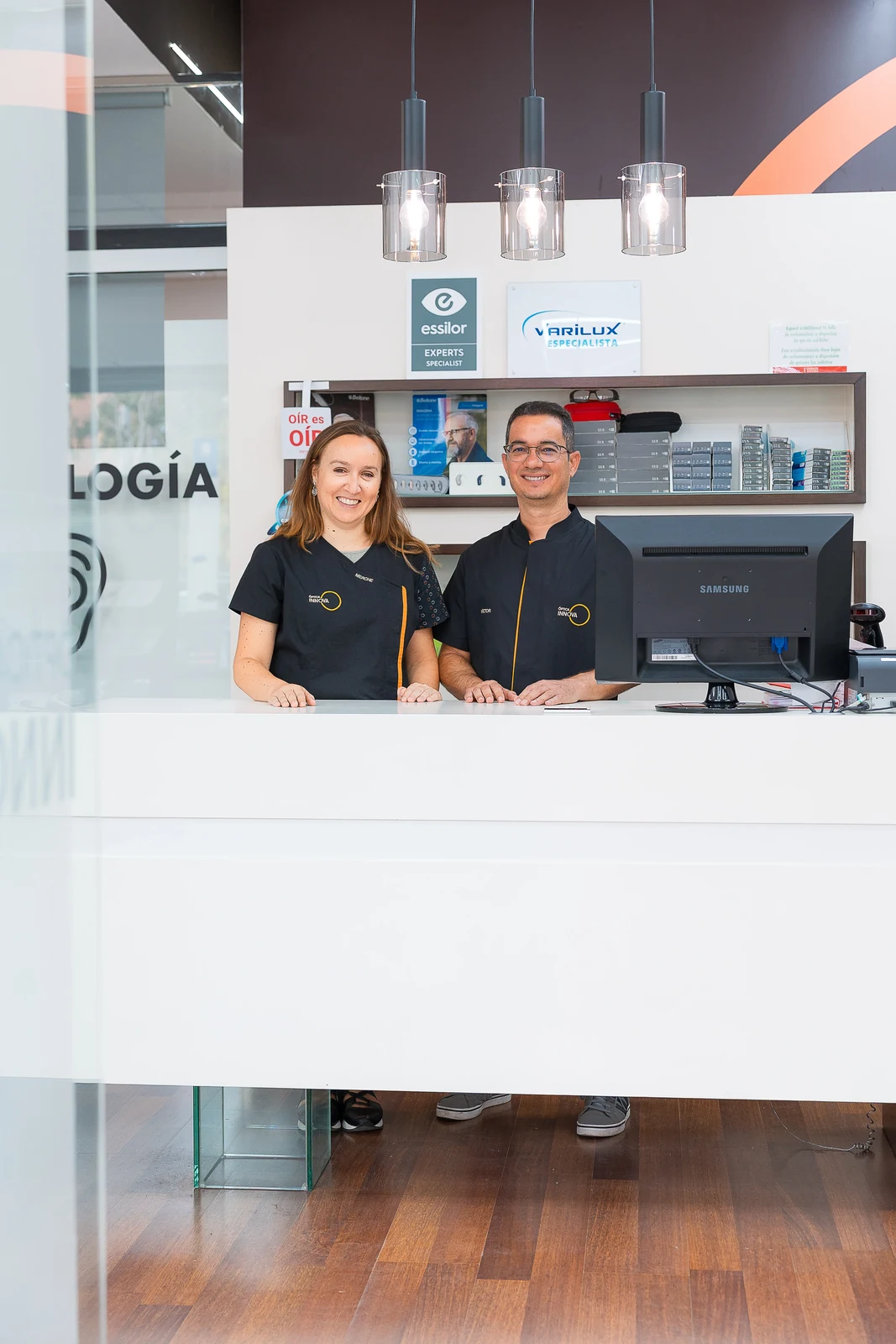 Interior de Óptica Innova en Alicante